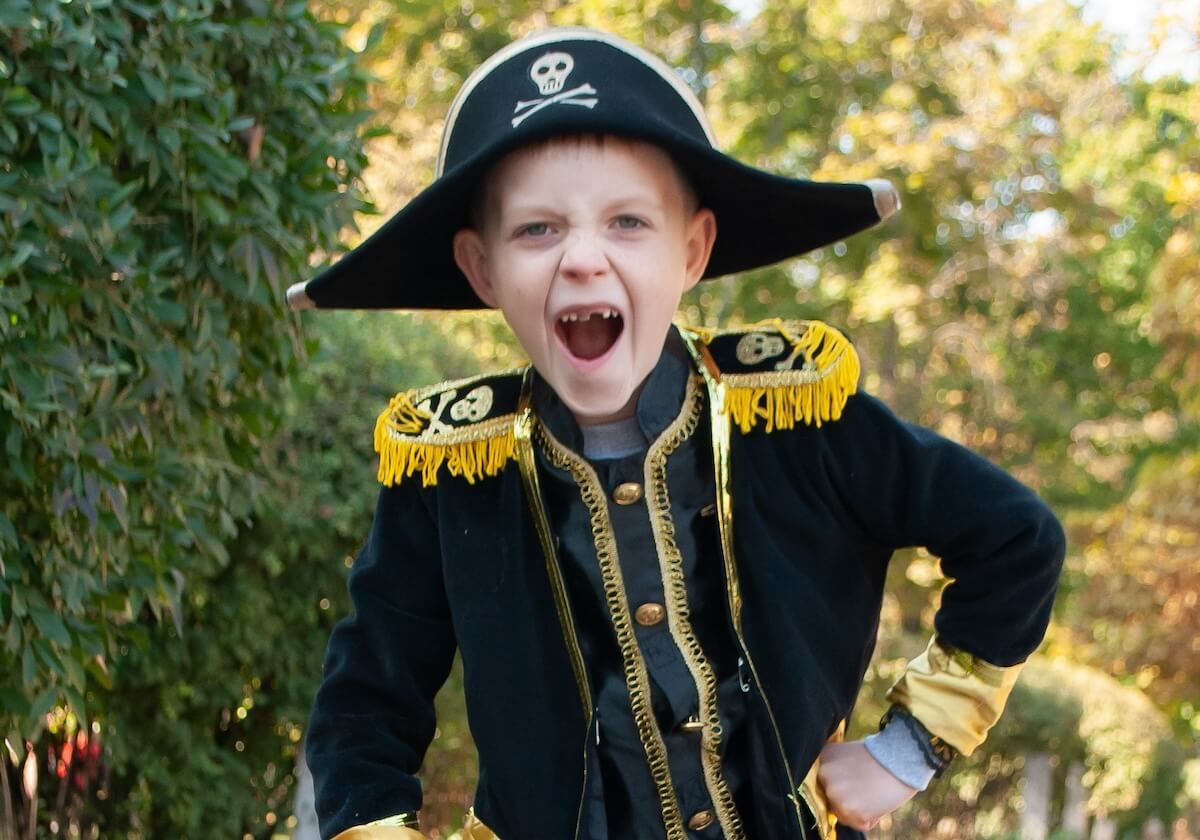 Skattejæger forløb med pirattema for mikro
